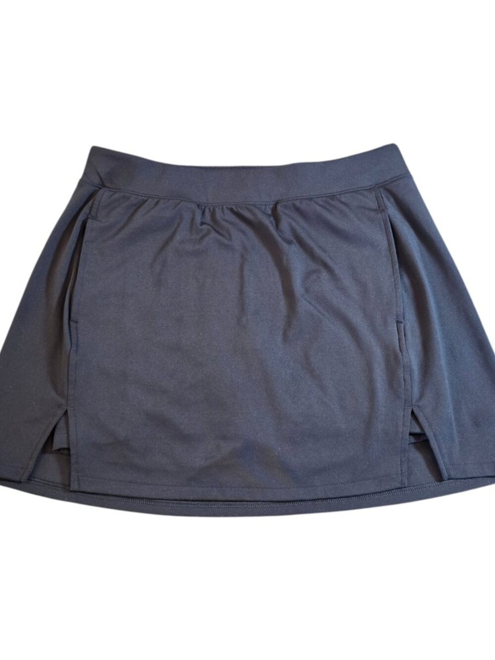 All In Motion Flat Front Golf Skirt Skort w/ Pockets Black Women's Size M